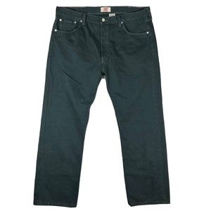 Levi's 501 Men's Jeans 40x30 Straight Regular Original Button Fly Black Faded